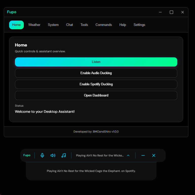 Fupo Desktop Assistant